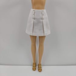 barbie petit clothes ivory skirt