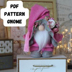 digital sewing pattern gnome on the leg. nisse. tomte. gnome. diy. gnome pattern