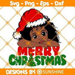 afro girl christmas svg, christmas svg, christmas black girl svg, cute afro girl svg, christmas gift for kids svg, file