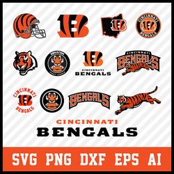 cincinnati bengals svg - cincinnati bengals logo png - cincinnati bengals png - logo bengals - bengals tiger logo