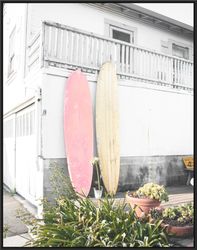 surfboard beach print, surf ocean wall art, tropical poster, beach decor, boho wall art print, digital wall art, instant