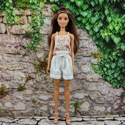 barbie doll clothes white shorts