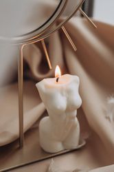 soy wax female body candle