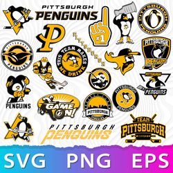 pittsburgh penguins logo svg, penguins logo png, penguin logo hockey