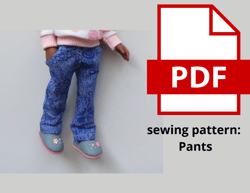 pdf sewing pattern jeans for paola reina dolls