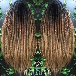 set california crochet custom ombre synthetic  dreadlocks