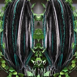 set black wood crochet custom ombre synthetic  dreadlocks