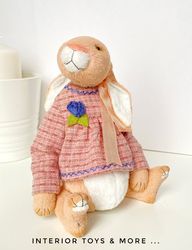 bunny, teddy bunny, rabbit, collectible bunny