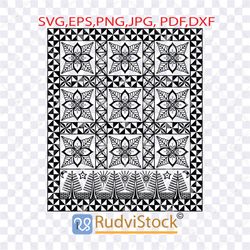 tribal svg. tongan pattern background design