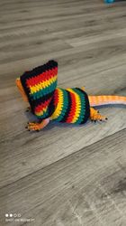 Rasta bearded dragon hoodie, Rasta costume for rat or other small pet