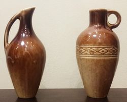 ussr pair of porcelain mini pitchers 1970s