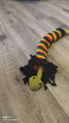 snake sweater, rasta costume for snake, house for snake