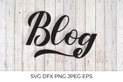 Blog calligraphy hand lettering  SVG