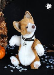 corgi henry pet portrait plush corgi toy