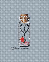 embroidery cross stitch pattern, cross stitch pattern, bottle cross stitch pattern, cute cross stitch pattern in pdf