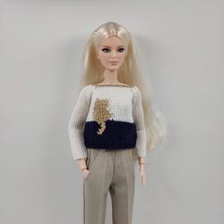 barbie doll clothes cat sweater