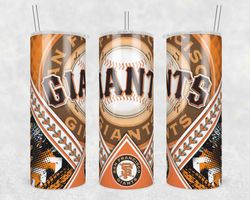 san francisco giants 20oz tumbler wrap, 20oz tumbler wrap, san francisco giants 20oz png, mlb baseball tumbler, mlb fan