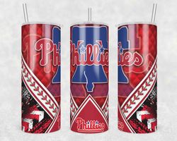 philadelphia phillies 20oz tumbler wrap, 20oz tumbler wrap, philadelphia phillies 20oz png, mlb baseball tumbler,mlb fan