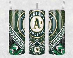 oakland athletics 20oz tumbler wrap, 20oz tumbler wrap, oakland athletics 20oz png, mlb baseball tumbler, mlb fan gift