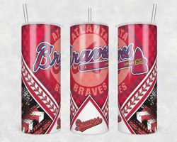 atlanta braves 20oz tumbler wrap, 20oz tumbler wrap, atlanta braves 20oz png, mlb baseball tumbler, mlb fan gift png