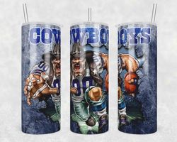 mascot dallas cowboys tumbler wrap, 20oz tumbler wrap, mascot dallas cowboys png, nfl football tumbler wrap, sport png