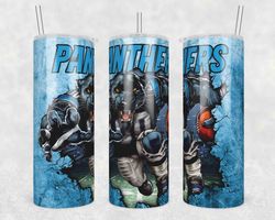 mascot carolina panthers tumbler wrap, 20oz tumbler wrap, mascot carolina panthers png, nfl football tumbler wrap, sport