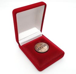 russia 2018 commemorative token coin medal soccer fifa world cup gift box