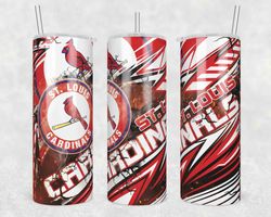 st louis cardinals template tumbler wrap, 20oz tumbler wrap, st louis cardinals png, mlb baseball tumbler, mlb fan gift