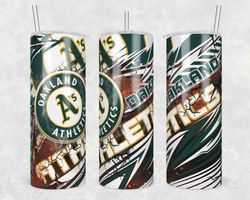 oakland athletics template tumbler wrap, 20oz tumbler wrap, oakland athletics png, mlb baseball tumbler, mlb fan gift