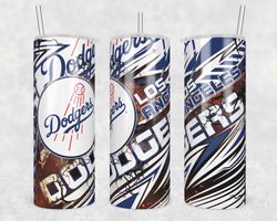 los angeles dodgers template tumbler wrap, 20oz tumbler wrap, los angeles dodgers png, mlb baseball tumbler, mlb fan