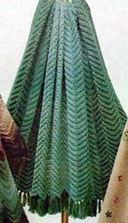 vintage afghan knitting pattern, knitted zig zag afghan pattern, blanket knitting pattern pdf, knit aran afghan pattern