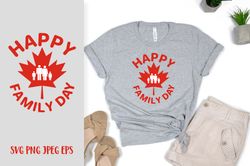 Canada Family Day SVG cut file