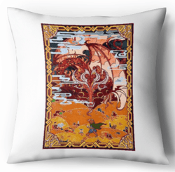 Digital - Cross Stitch Pattern Pillow - Lord of the Rings - LOTR - Stained Glass