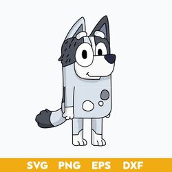 aunt trixie svg, bluey svg, cartoon svg digital file.