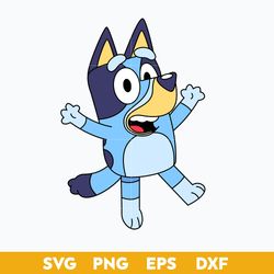 bluey dog puppy svg, bluey svg, cartoon svg png dxf eps file.