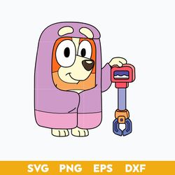 granny rita svg, bluey svg, cartoon svg png dxf eps file.