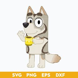 Bluey Majwuff SVG, Bluey SVG, Cartoon SVG PNG DXF EPS Digital File.