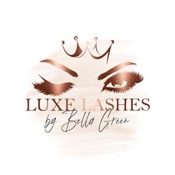 custom lash logo design premade eyelashes logo lash artist business logo lash brows gold logo gold glitter eyelash logo