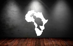 african continent wall sticker vinyl decal mural art decor