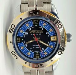 vostok partner 2416 291142 brand new men's mechanical automatic watch