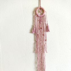 macrame dreamcatcher, boho wall hanging, small macrame wall decor for home decoration