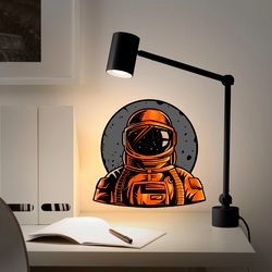 astranaut sticker astronaut on the background of the moon wall sticker vinyl decal mural art decor full color sticker