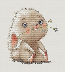 bunny cross stitch pattern