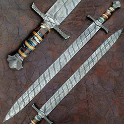 handmade viking dragon slayer sword custom sword battle sword