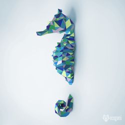 seahorse papercraft