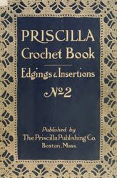 digital | vintage crochet pattern | vintage 1916 priscilla crochet book edgings insertions vol. 2 | english pdf template