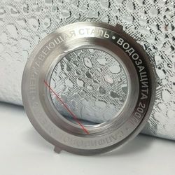 new transparent stainless steel caseback for vostok amphibia / komandirskie