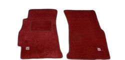 ek9 red type-r carpet set floor mats front 2 pc for lhd 96-00 honda civic