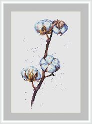 cotton cross stitch pattern flower cross stitch pattern home cross stitch pattern home decor