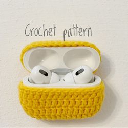 crochet pattern amigurumi airpods pro earphone case handmade